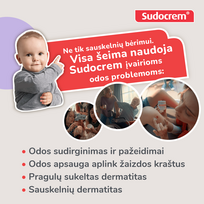 125 - SUDOCREM kremas nuo iššutimų, 125 g - 4 nuotrauka