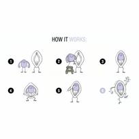 icon - Dame Products Eva II Hands-Free Vibrator Quartz - 3 nuotrauka