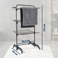 dziovykle leifheit - Leifheit Comfort Tower 420 Juodas (Black) - 2 nuotrauka