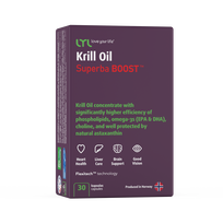 omega 3 papildai - LYL KRILL OIL SUPERBA BOOST, 30 kapsulių - 1 nuotrauka