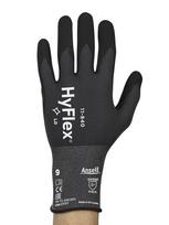Darbo pirštinės pirštuotos Ansell HyFlex 11-840, nailonas/nitrilas, pilka, 8