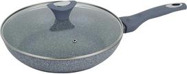 aliuminio keptuve - Klausberg KB-7318, 28 cm, granito keptuvė su dangčiu (Pilka - Grey) - 1 nuotrauka