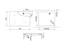 indukcine kaitlente - SMEG SI1M4744D - 2 nuotrauka