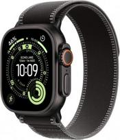 ultra apple watch - Apple Watch Ultra 3 GPS + Cellular 49mm Black Titanium Case with Black/Charcoal Trail Loop - S/M - 1 nuotrauka