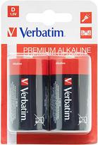 bateriju elementai lr20 d - Verbatim Alkaline Battery D 2pcs - 1 nuotrauka