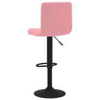 baro kedes taburete - Baro kėdė VLX Velvet 333985, rožinė - 5 nuotrauka