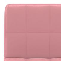 baro kedes taburete - Baro kėdė VLX Velvet 333985, rožinė - 7 nuotrauka