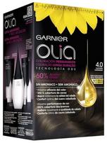 Garnier Olia nuolatiniai plaukų dažai 60 ml - 4.0 Ruda (Brown)