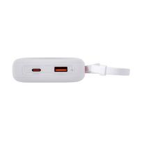 lipo ikrovikli - Baseus QPow 2 10000mAh 30W 2xUSB-C White (Balta) - 3 nuotrauka