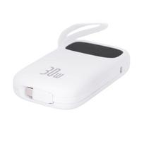 lipo ikrovikli - Baseus QPow 2 10000mAh 30W 2xUSB-C White (Balta) - 4 nuotrauka