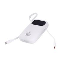 lipo ikrovikli - Baseus QPow 2 10000mAh 30W 2xUSB-C White (Balta) - 6 nuotrauka