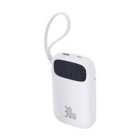 lipo ikrovikli - Baseus QPow 2 10000mAh 30W 2xUSB-C White (Balta) - 7 nuotrauka