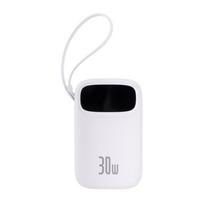 lipo ikrovikli - Baseus QPow 2 10000mAh 30W 2xUSB-C White (Balta) - 10 nuotrauka