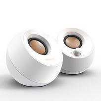 creative kompiuteriu koloneles - Creative Pebble Pro White (Baltos) - 3 nuotrauka
