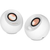 creative kompiuteriu koloneles - Creative Pebble Pro White (Baltos) - 4 nuotrauka