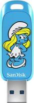 usb 3.0 256 - SanDisk USB 3.2,Ingot Type-A,130MB/s,Smurfette Edition,4x6 Blister,Global | SDCZIS-256G-G46 - 1 nuotrauka