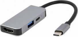 type c to usb a adapter usb 3.2 -  GEMBIRD A-CM-COMBO3-02 - 1 nuotrauka