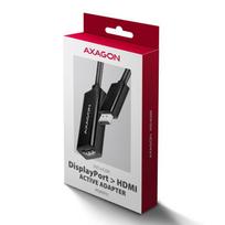 hdmi to displayport kabelis - AXAGON RVD-HI20N DisplayPort į HDMI adapteris 0.15 m Juodas (Black) - 2 nuotrauka