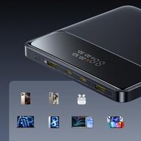 power bank baseus - Baseus Blade H1 20000mAh 100W Juodas (Black) - 3 nuotrauka