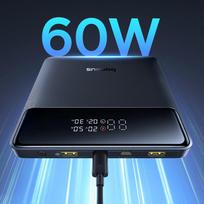 power bank baseus - Baseus Blade H1 20000mAh 100W Juodas (Black) - 7 nuotrauka