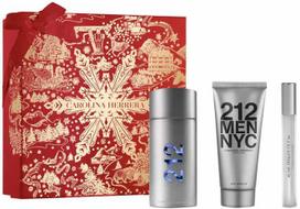 Carolina Herrera 212 Men EDT 100ml Set 3 Pieces