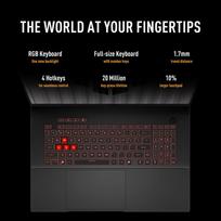 ASUS TUF Gaming A18 FA808UM-S9058, Ryzen 7 260, 16 GB, 512 GB, 18", RTX 5060, Pilkas (Gray)