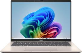 nesiojamas kompiuteris asus vivobook 14 - Asus Vivobook 14 X1407QA-LY045W, Snapdragon X1-26-100, 16 GB, 512 GB, 14", Platininė auksinė (Platinum Gold) - 1 nuotrauka