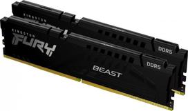 Kingston Fury Beast Juodas (Black) DDR5 32GB (2x16GB) 6800MHz CL34 DIMM Kit