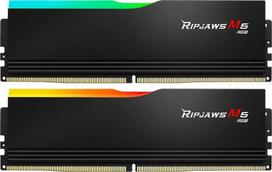 32 gb g skill - G.SKILL Ripjaws M5 RGB F5-5200J4040A32GX2-RM5RK, DDR5, 64 GB (2x32GB), 5200 MHz - 1 nuotrauka