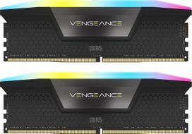 ram 8gb ddr5 - Corsair Vengeance RGB Juodas (Black) DDR5 48GB (2x24GB) 6000MHz CL36 DIMM - 1 nuotrauka