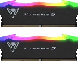 Patriot Viper Xtreme 5 RGB, DDR5, 48 GB (2x24 GB), 7600 MHz, CL36, Juodas (Black)