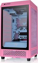 tempered glass pc case - Thermaltake The Tower 200 Rožinė (Pink) - 1 nuotrauka