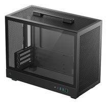 mini itx case - DeepCool CH160 PLUS Black (Juodas) - 1 nuotrauka