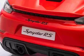 Porsche 718 Spyder RS elektromobilis vaikams Raudonas (Red)