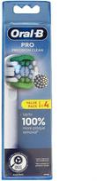 Dantų šepetėlio galvutė Oral-B Pro Precision Clean, mėlyna (Blue), 4 vnt.