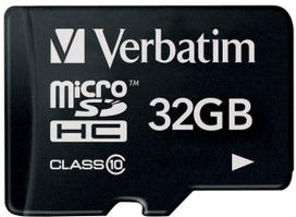 sdhc card - Verbatim Micro SDHC card 32GB Class 10 - 1 nuotrauka
