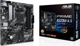 micro atx am4 - ASUS PRIME A520M-A II/CSM micro ATX AM4 Juodas (Black) - 1 nuotrauka