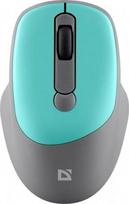 silent mouse - Defender FEAM MM-296 RF Silent Mėtinė (Mint) - 1 nuotrauka