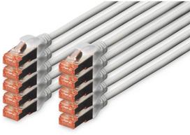 Laidas Assmann Digitus Professional patch cable, pilka, 0.25 m