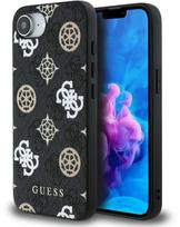 Guess "PU 4G Peony MagSafe Case iPhone 16e" Black