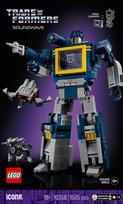 lego konstruktoriai - LEGO Icons Transformers: Garso banga 10358 - 1 nuotrauka