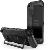 switch dekla - Tech-Protect TPUCarbon dėklas, skirtas Nintendo Switch 2 - Juodas (Black) - 1 nuotrauka