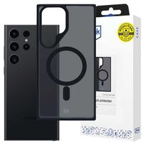s23 ultra deklas - 3MK Smoke MagCase su MagSafe Samsung Galaxy S23 Ultra - Skaidrus (Clear) - 1 nuotrauka