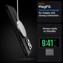 Spigen Liquid Air T MagSafe dėklas, skirtas iPhone 16 Pro - Juodas (Black)