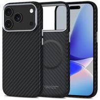 iphone 17 pro max tech - Tech-Protect Ion Carbon MagSafe dėklas Apple iPhone 17 Pro Max - Juodas/Sidabrinis (Black/Silver) - 1 nuotrauka