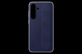 galaxy s25 deklas grip - Samsung Galaxy S25 FE Standing Grip Case - Tamsiai Mėlynas (Dark Blue) - 1 nuotrauka