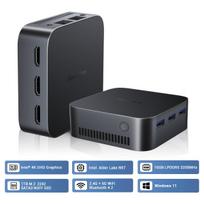 Blackview MP80 Mini PC ,  Intel 12th Gen N97 ,  16GB LPDDR5 ,  512GB/1TB M.2 SSD ,  Windows 11 Pro ,  Juodas (Black)