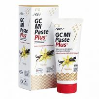 GC Mi Paste Plus Recaldent dantų kremas su fluoru, vanilės skonio, 35 ml