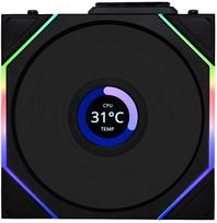 korpuso ventiliatorius - Lian Li UNI FAN TL LCD 140 Juodas (Black) Ventiliatorius - 1 nuotrauka