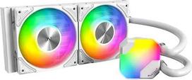 240mm aio cooler - Montech Hyper Flow ARGB AIO 240 mm Baltas (White) - 1 nuotrauka